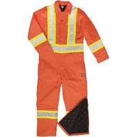 Reflective Duck Coveralls, Small, Orange Planification Entrepots Molloy