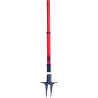 PLUS Barrier Post, 42" High, Red Planification Entrepots Molloy