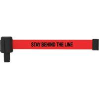 PLUS Banner Cassette, Caution, 15', Red Tape Planification Entrepots Molloy