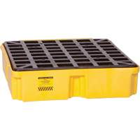Modular Spill Platform, 15 US gal. Spill Capacity, 26" x 26.25" x 6.5" Planification Entrepots Molloy