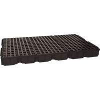 Modular Spill Platform, 88 US gal. Spill Capacity, 51.5" x 78.25" x 6.5" Planification Entrepots Molloy