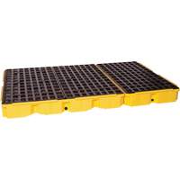 Modular Spill Platform, 88 US gal. Spill Capacity, 51.5" x 78.25" x 6.5" Planification Entrepots Molloy