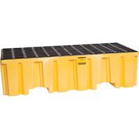 Spill Containment Pallet, 66 US gal. Spill Capacity, 26.25" x 51" x 13.75" Planification Entrepots Molloy