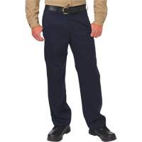 Pantalon de travail de protection contre l'arc &eacute;lectrique, 28, x 26, Bleu marin, 12,4 cal/cm2 Planification Entrepots Molloy