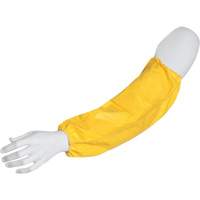 Disposable Sleeves, 18" long, Tychem&reg; 2000, Yellow Planification Entrepots Molloy