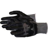 Gants de travail antichocs Dexterity, Petit, Paume en Synth&eacute;tique, Poignet Poignet en tricot Planification Entrepots Molloy