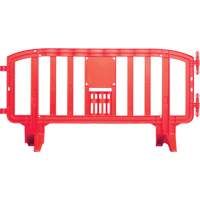 Barricade Movit, Emboîtables, 78" lo x 39" h, Rouge SGN472 | Planification Entrepots Molloy