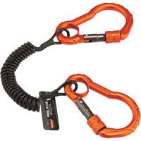Longe porte-outils Squids 3166, Spirale, Mousqueton double Planification Entrepots Molloy