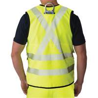 Veste antid&eacute;chirure pour arpenteur, Jaune lime haute visibilit&eacute;, Petit, Polyester Planification Entrepots Molloy