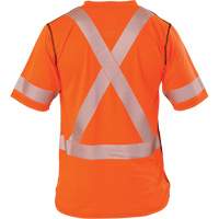 T-shirt &agrave; manches courtes haute visibilit&eacute; Polartec Power Grid, Polyester, Petit, Orange Planification Entrepots Molloy