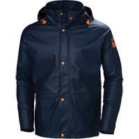 Gale Rain Jacket, Polyester/Polyurethane, X-Small, Navy Blue Planification Entrepots Molloy
