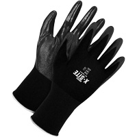 Gants enduits, 10, R&ecirc;vetement Bipolym&egrave;re, Calibre 15, Enveloppe en Nylon Planification Entrepots Molloy