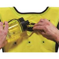 Chill-Its&reg; 6687 Economy Dry Evaporative Cooling Vest, Small/Medium, High Visibility Lime-Yellow Planification Entrepots Molloy