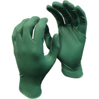 Gants 5559PF Green Monkey, Petit, Nitrile, 4 mils, Sans poudre, Vert Planification Entrepots Molloy