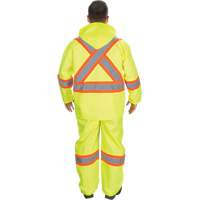 V&ecirc;tements imperm&eacute;ables RZ1000, Polyester, Petit, Jaune lime haute visibilit&eacute; Planification Entrepots Molloy