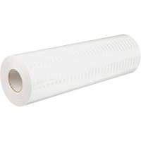 High Intensity Prismatic Grade Reflective Sheeting, 2" W x 150' L, 19 mils, White Planification Entrepots Molloy