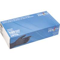 Gants jetables de calibre m&eacute;dical r&eacute;sistants &agrave; la perforation, Moyen, Nitrile, 5 mils, Sans poudre, Noir, Classe 2 Planification Entrepots Molloy