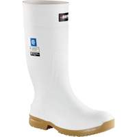 Slip Resistant Boots, Rubber, Steel Toe, Size 4 Planification Entrepots Molloy