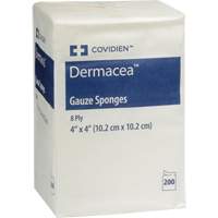 Gauze Sponges, Pad, 4" L x 4" W, Medical Device Non-Medical Planification Entrepots Molloy