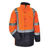 GloWear&reg; 8384 Type R Thermal Parka, High Visibility Orange, Large Planification Entrepots Molloy