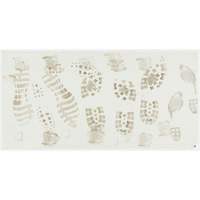 Peel-Away Cleanroom Mats & Frame Kit, 1.57 mils Thick, 18" W, 3' L x White Planification Entrepots Molloy