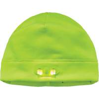 Bonnet N-Ferno &agrave; lumi&egrave;res DEL, Taille unique, Vert lime haute visibilit&eacute; Planification Entrepots Molloy