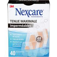 Nexcare Max-Hold Waterproof Bandages, Assorted, Plastic, Sterile Planification Entrepots Molloy