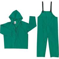 Dominator Limited Flammability Rain Suit, Large, Green Planification Entrepots Molloy