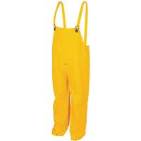 Pantalons &agrave; bavette imperm&eacute;ables de s&eacute;rie classique, Grand, Polyester/PVC, Jaune Planification Entrepots Molloy