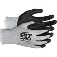 Gants r&eacute;sistant aux coupes Safety Cut Pro, Taille Grand, Calibre 13, Rev&ecirc;tement Bipolym&egrave;re, Enveloppe en PEHP, ASTM ANSI niveau A7 Planification Entrepots Molloy