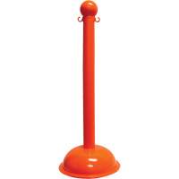 Poteau pour service intense, Hauteur de 40", Orange Planification Entrepots Molloy