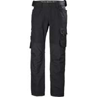 Oxford Work Pants, Cotton, Black, Size 30 Planification Entrepots Molloy
