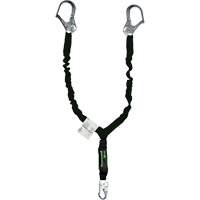 Miller&reg; Arc-Rated Shock-Absorbing Lanyard, 6', Locking Snap Hook Center, Locking Snap Hook Leg Ends, Kevlar&reg; Planification Entrepots Molloy