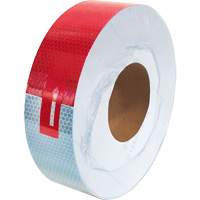 Conspicuity Tape, 2" W x 150' L, Red & White SGU270 | Planification Entrepots Molloy