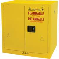 Flammable Storage Cabinet, 22 gal., 2 Door, 35" W x 35" H x 22" D Planification Entrepots Molloy
