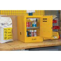 Flammable Storage Cabinet, 4 gal., 1 Door, 17" W x 22" H x 18" D SGU584 | Planification Entrepots Molloy