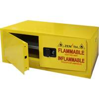Armoire pour produits inflammables, 12 gal., 2 Porte(s), 43" La x 18" h x 18" p Planification Entrepots Molloy