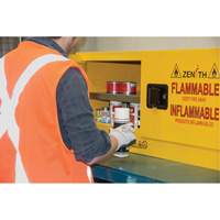 Flammable Storage Cabinet, 12 gal., 2 Door, 43" W x 18" H x 18" D SGU585 | Planification Entrepots Molloy