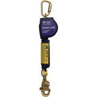 Nano-Lok Extended Length Self Retracting Lifeline, 10', Dyneema&reg;, Swivel Planification Entrepots Molloy