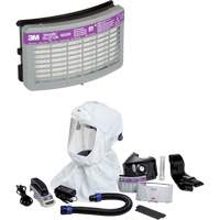 Versaflo Easy Clean PAPR Kit, Loose Fitting Hood & Faceshield, Lithium-Ion Battery Planification Entrepots Molloy