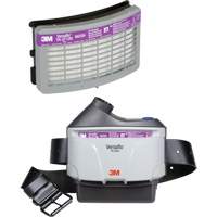 Ensemble complet d'APR &agrave; &eacute;puration d'air motoris&eacute; Versaflo TR-300, Pile Lithium-ion Planification Entrepots Molloy