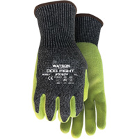 Gants r&eacute;sistant &agrave; la coupe Stealth Dog Fight, Taille Moyen, Rev&ecirc;tement Nitrile, Enveloppe en Fibre de verre/PEHP/Nylon/Acier inoxydable, ASTM ANSI niveau A5 Planification Entrepots Molloy