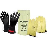 Salisbury  Electrical-Insulating Glove Kit, ASTM Class 0, Size 9, 11" L Planification Entrepots Molloy