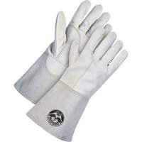 Gants de soudage &agrave; l'arc TIG, Cuir de ch&egrave;vre refendu, Taille Grand Planification Entrepots Molloy