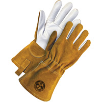 Gants de soudage &agrave; l'arc TIG, Cuir fleur de ch&egrave;vre, Taille T-Grand Planification Entrepots Molloy