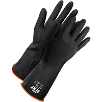 Gants r&eacute;sistants aux produits chimiques Deny, Taille 9, 12" lo, Latex de caoutchouc, Doublure en Ouat&eacute;e, Gant de calibre hiver Planification Entrepots Molloy