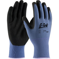 Gants enduits G-Tek GP, Petit, R&ecirc;vetement Nitrile, Calibre 13, Enveloppe en Nylon Planification Entrepots Molloy