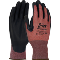 Gants r&eacute;sistants aux coupures G-Tek PolyKor X7 Neuroma, Taille Petit, Calibre 18, Rev&ecirc;tement Polyur&eacute;thane, Enveloppe en Poly&eacute;thyl&egrave;ne, ASTM ANSI niveau A3/EN 388 niveau C Planification Entrepots Molloy