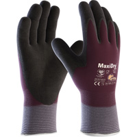 Gants enduits avec doublure isolante ATG MaxiDry Zero, Petit, R&ecirc;vetement Mousse de nitrile, Calibre 15, Enveloppe en Nylon/Spand Planification Entrepots Molloy