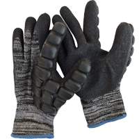 Gants antichocs enduits pour le martelage, 8/Moyen, Paume en Synth&eacute;tique, Poignet &eacute;lastique Planification Entrepots Molloy